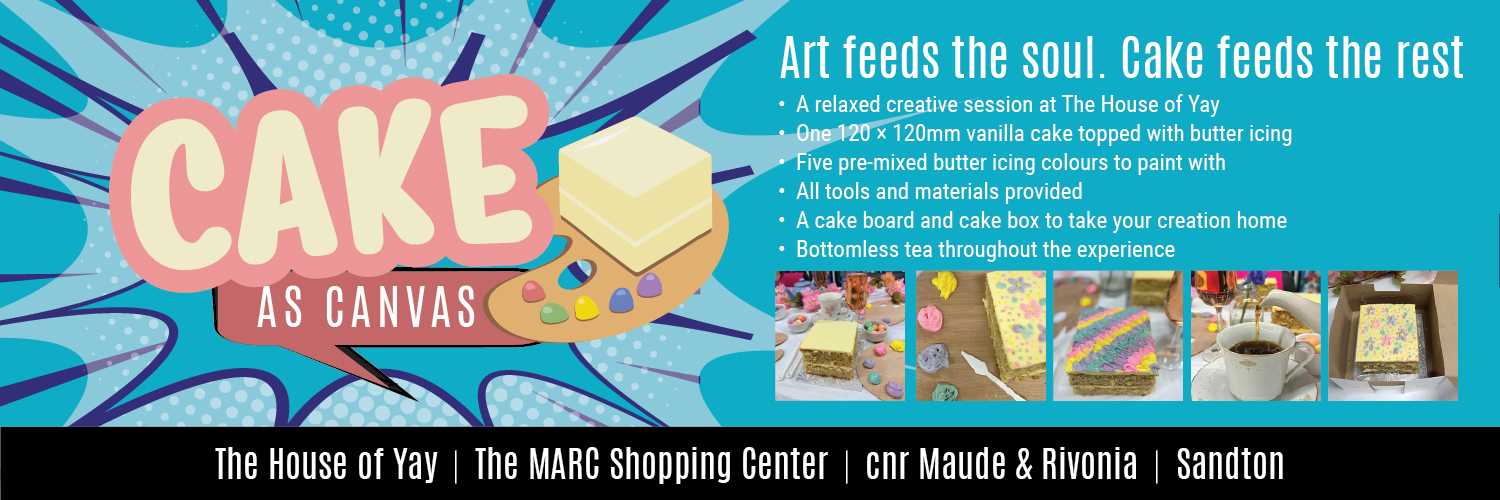 Cake as Canvas. Cake and Sip