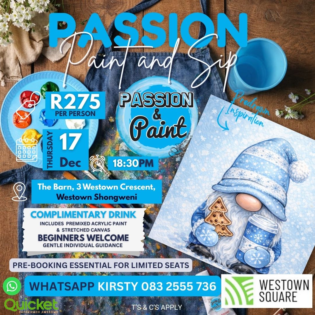 Passion Paint and Sip - Merry Mocha Gnome