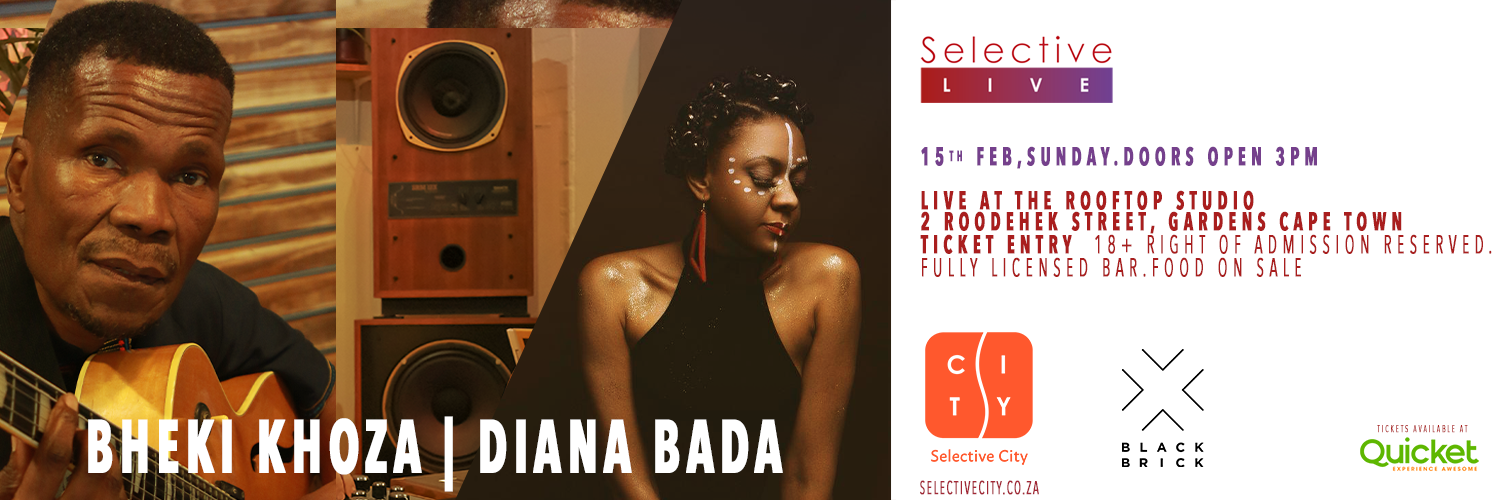Selective Live rooftop Live Music experience with Bheki Khoza and Diana Bada