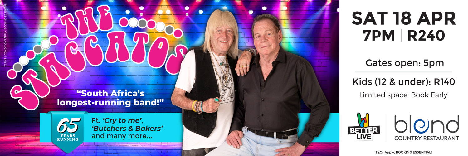 The Staccatos live in Knysna