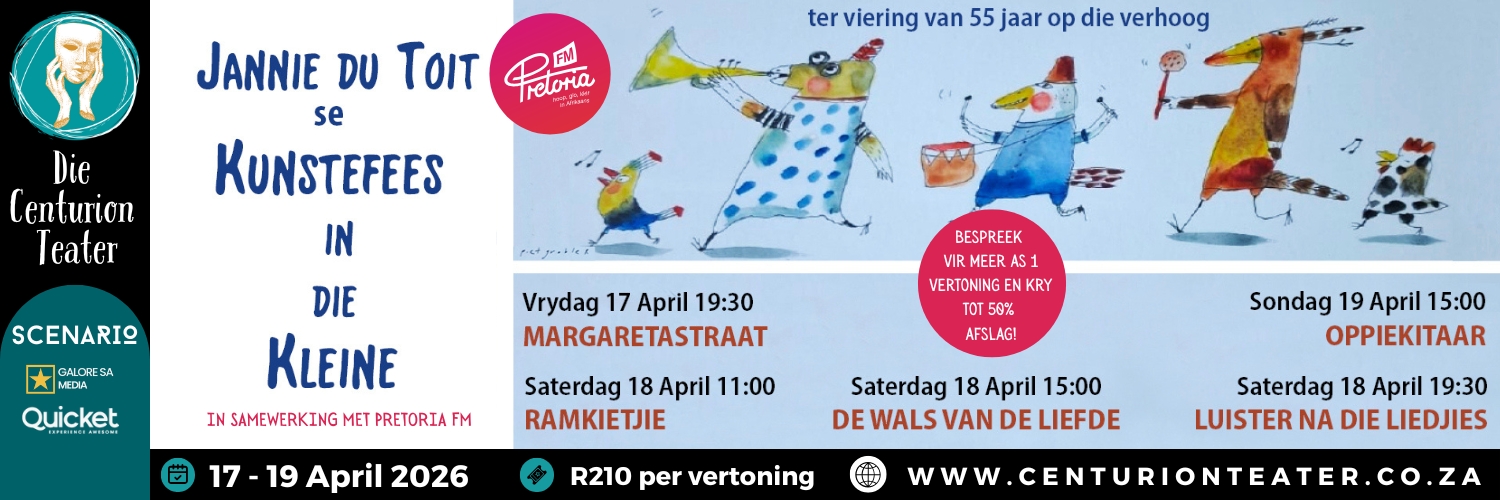 Jannie du Toit - Kunstefees in die Kleine | Die Centurion Teater