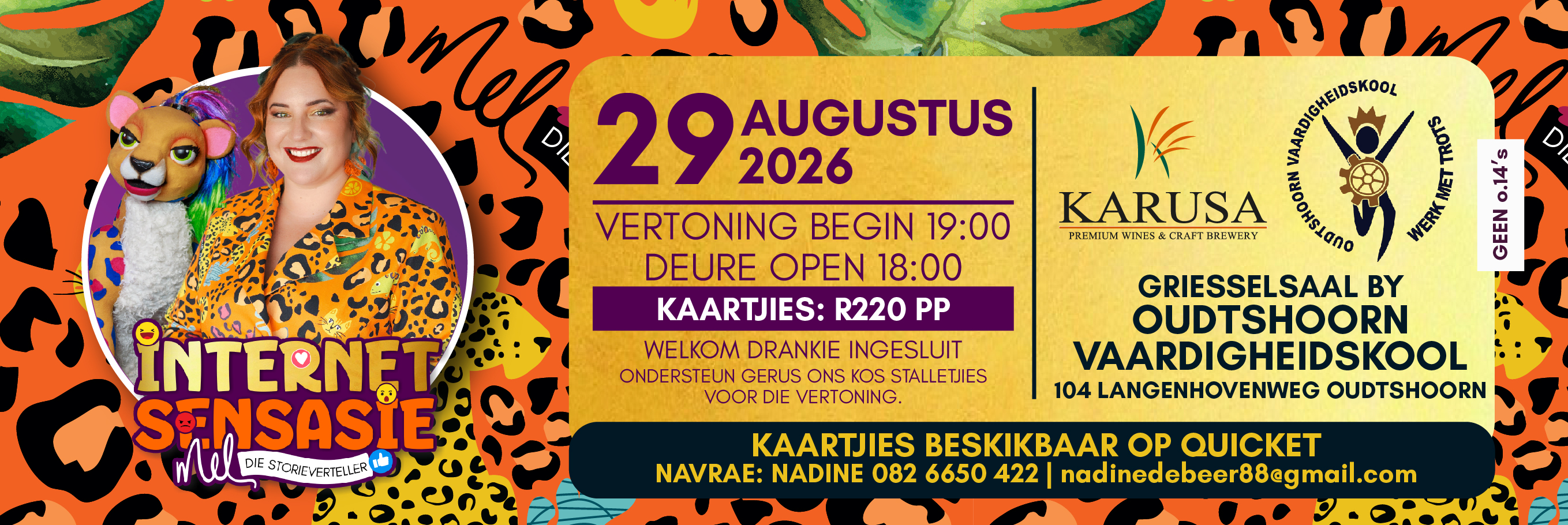 Mel die Storieverteller – Internet Sensasie