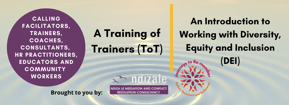 An Introduction to Working with Diversity, Equity and Inclusion (DEI) - Training of Trainers