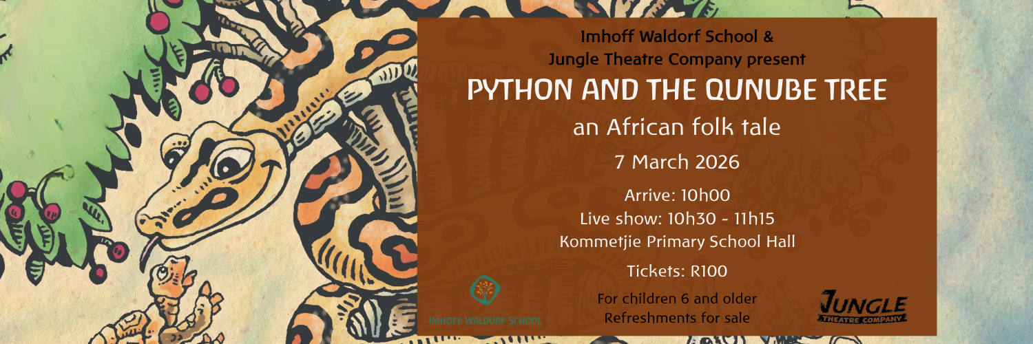Book tickets for Python and the Qunube Tree by Jungle Theatre Company