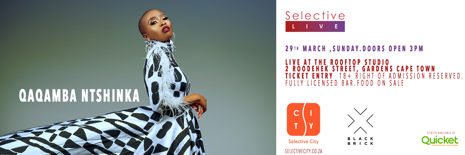 Selective Live rooftop Live Music experience with Qaqamba Ntshinka