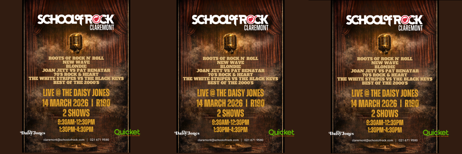 School of Rock Claremont Season Show: 14 March 2026