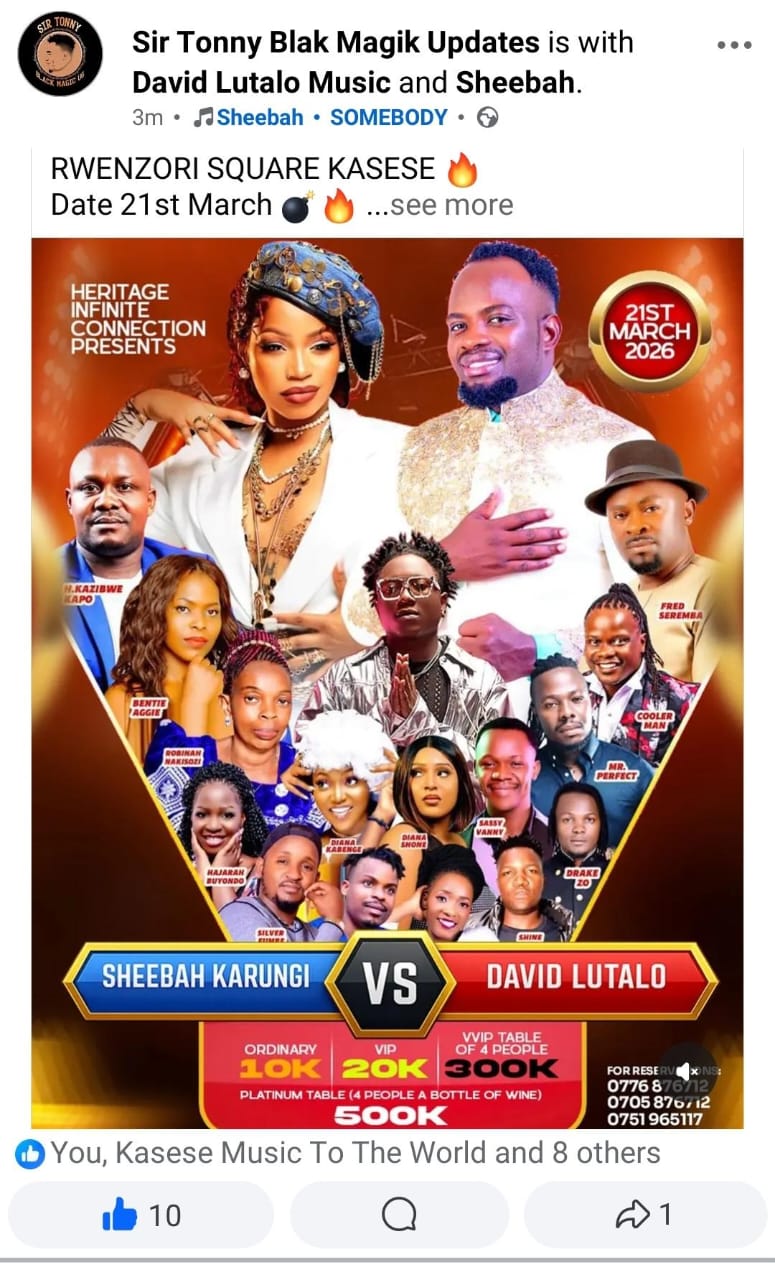 Sheebah Karungi and David Lutalo live in Kasese
