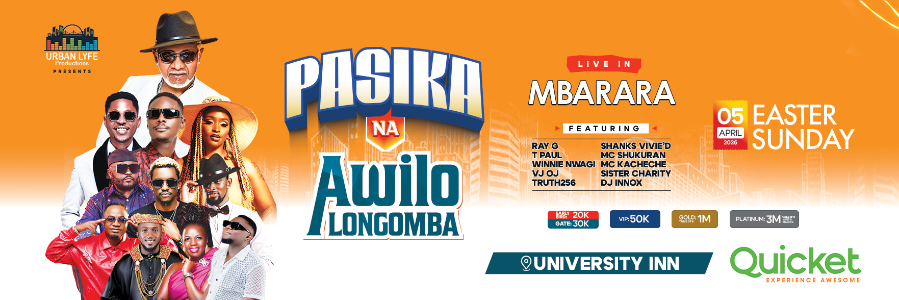 PASIKA NA AWILO LONGOMBA LIVE IIN MBARARA