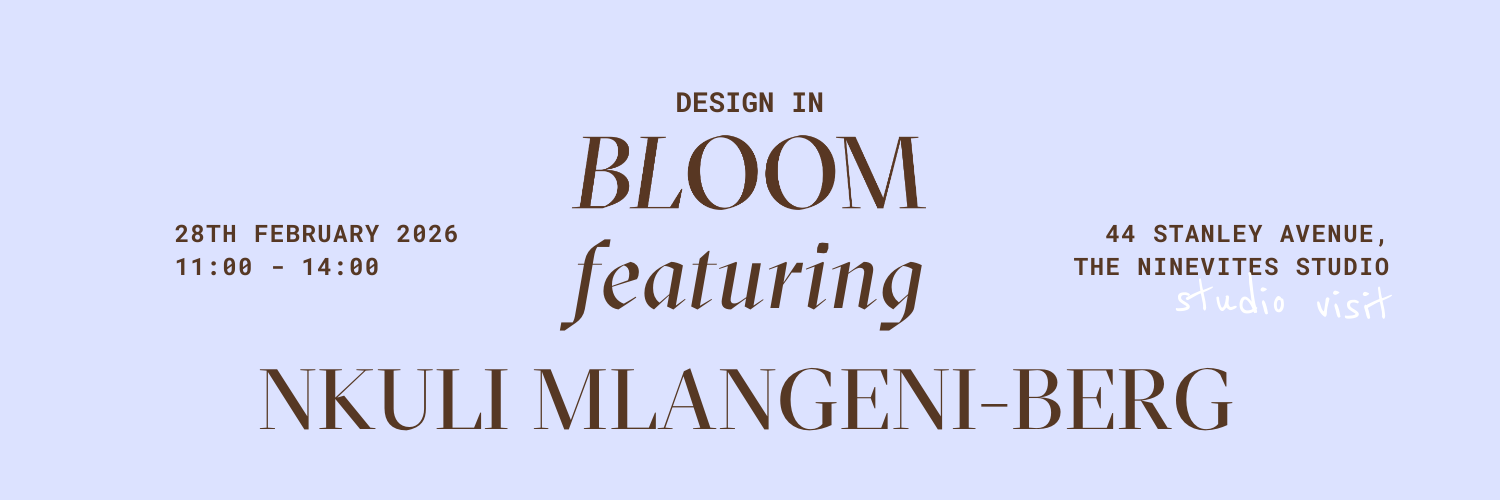 DESIGN IN BLOOM | Studio Visit Series 2026
