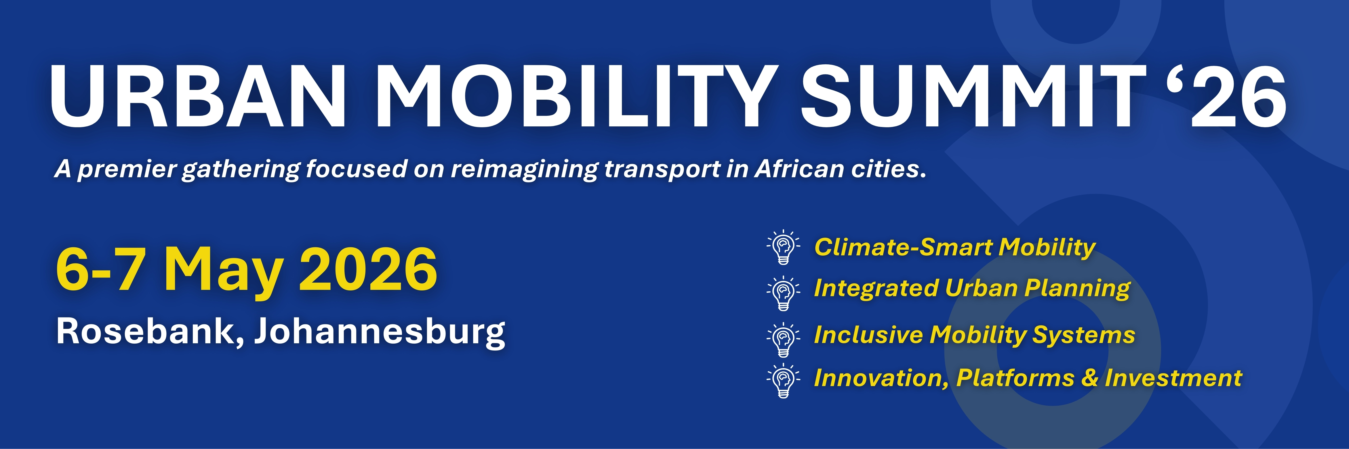Urban Mobility Summit on Quicket