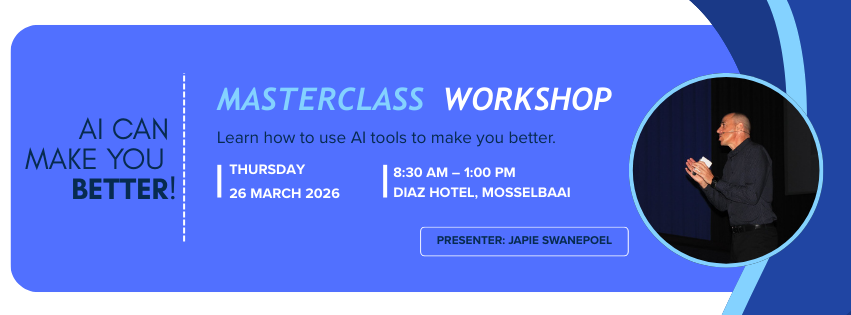 AI can make you better! AI Masterclass: Mosselbaai.