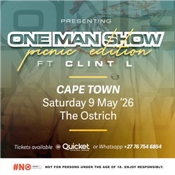 One Man Show Picnic at The Ostrich Cape Town