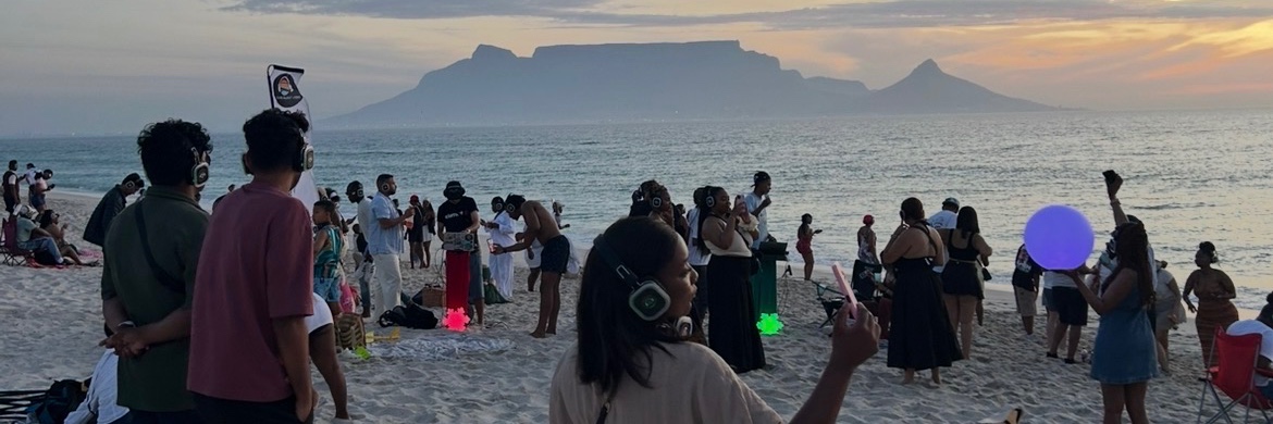 Silent Disco Blouberg beach TableView