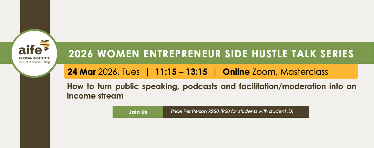 2026 WOMEN ENTREPRENEUR SIDE HUSTLE TALK SERIES