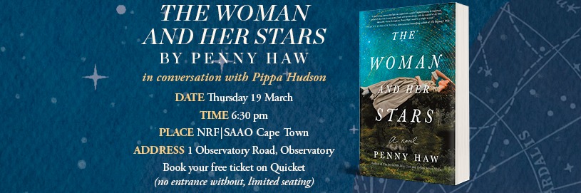 Book Launch - The Woman And Her Stars by Penny Haw