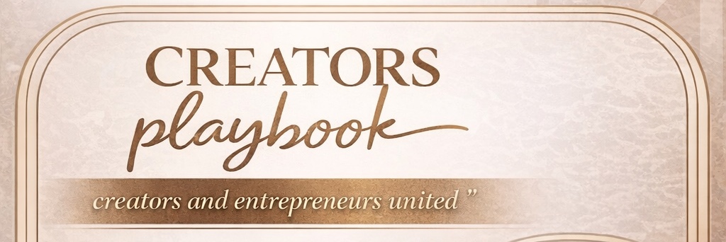 Creators playbook