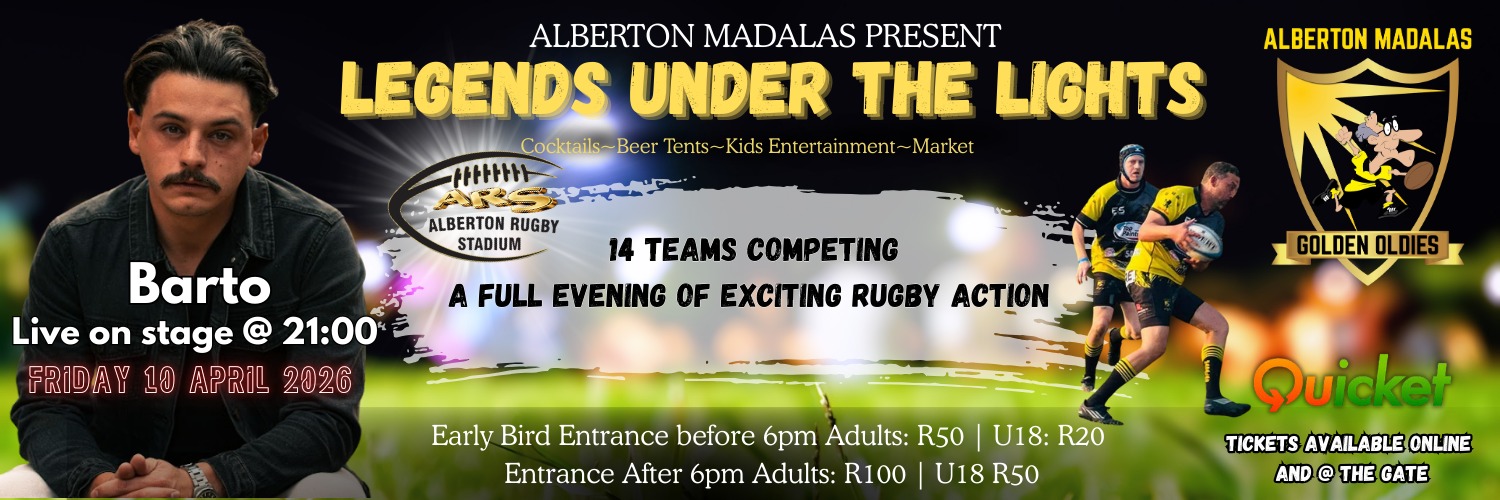 Alberton Madalas Presents - Legends under the Lights with Barto Live on Stage