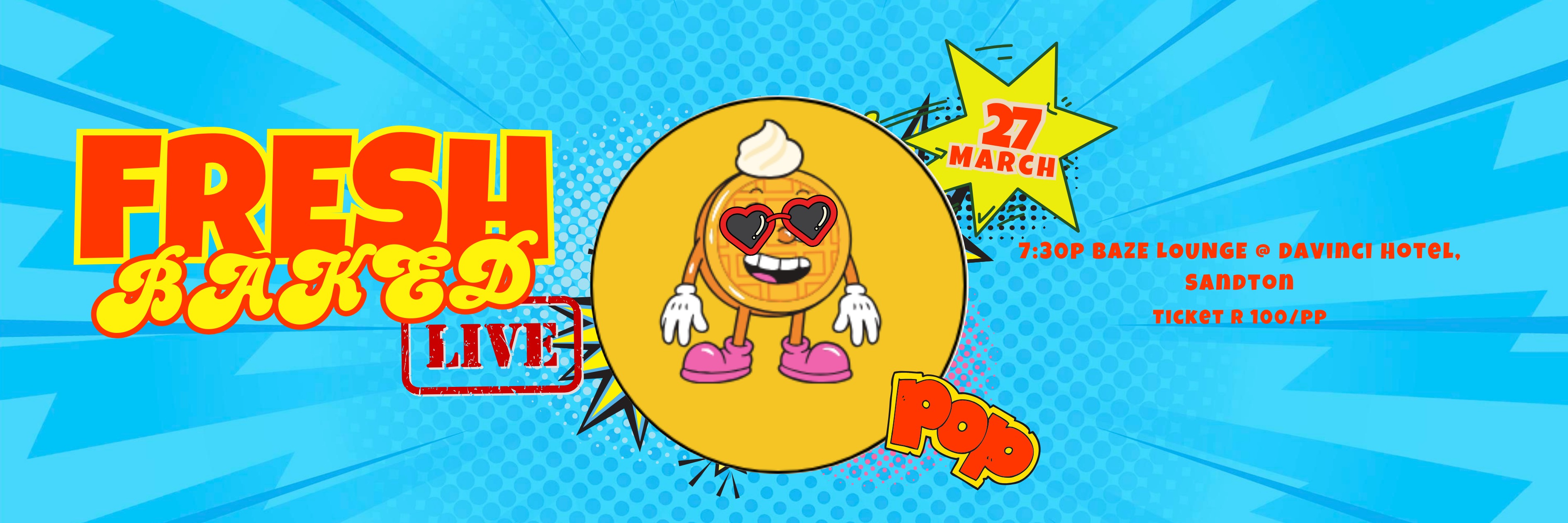 FRESH BAKED COMEDY - Improv Comedy at BAZE LOUNGE, Da Vinci Hotel 3rd Floor, Friday 27 Mar 2026