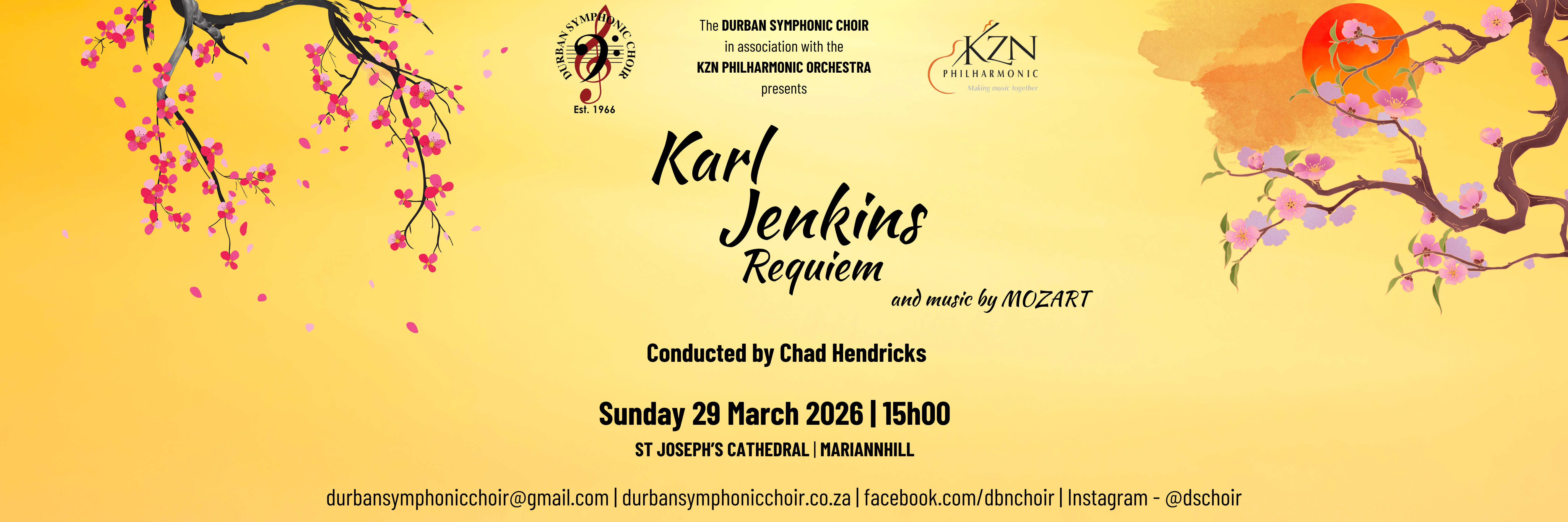 Jenkins Requiem and music by Mozart