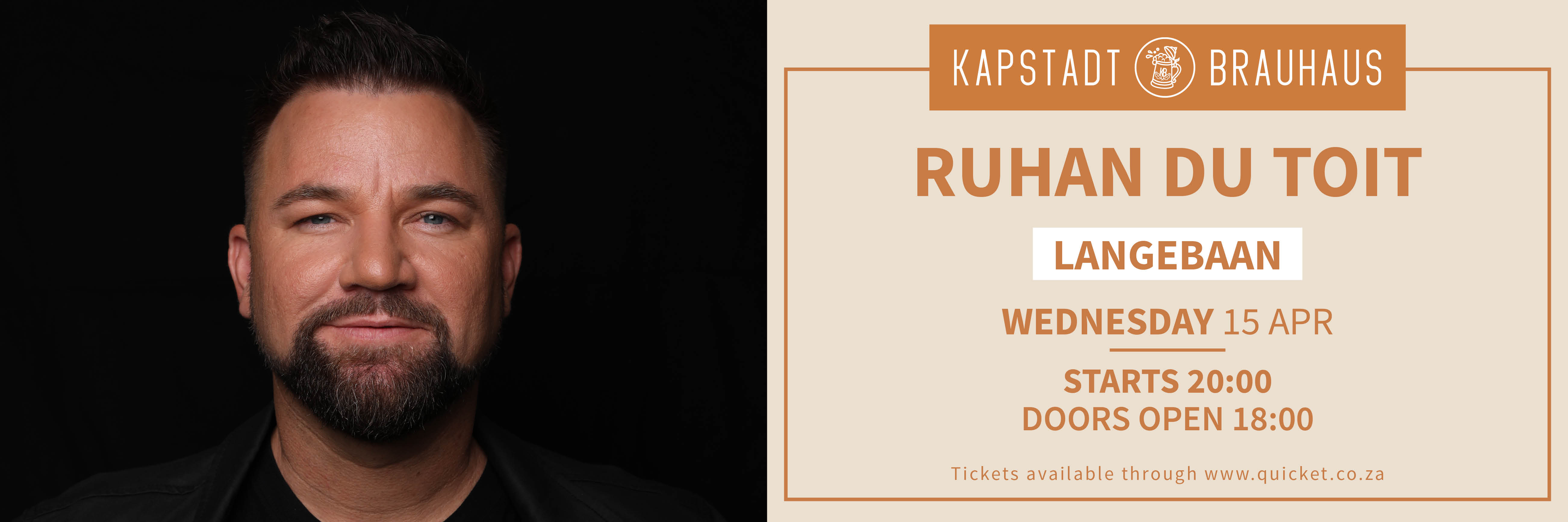 Ruhan du Toit live by Kapstadt Brauhaus Langebaan