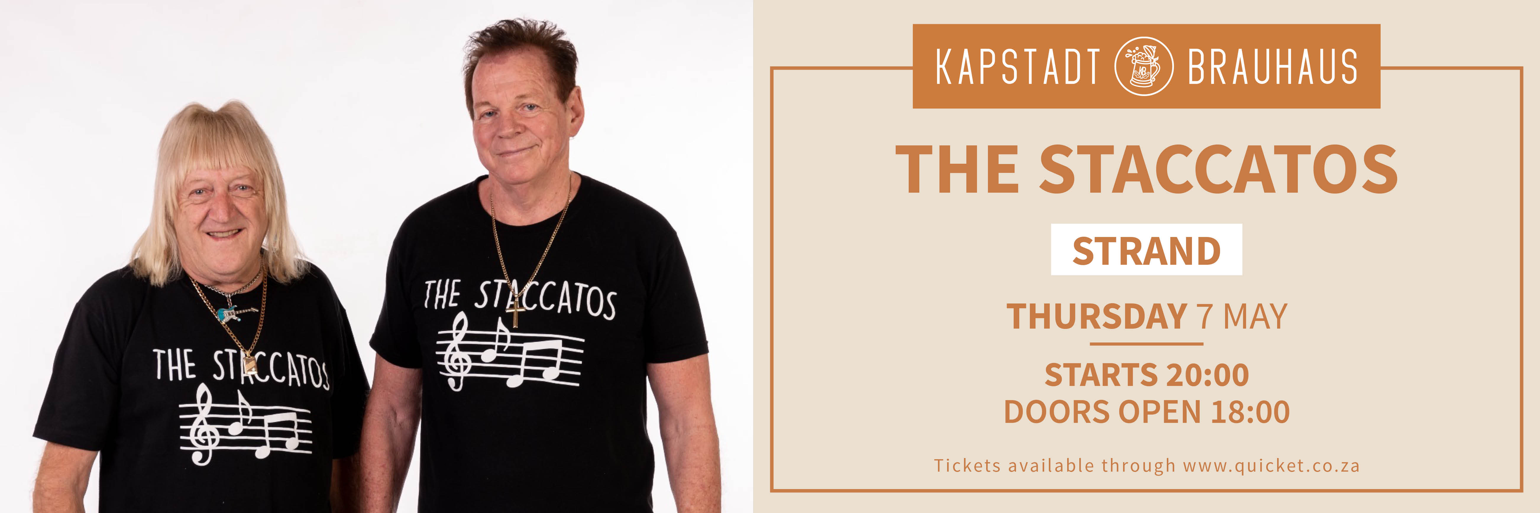 The Staccatos live at Kapstadt Brauhaus Strand