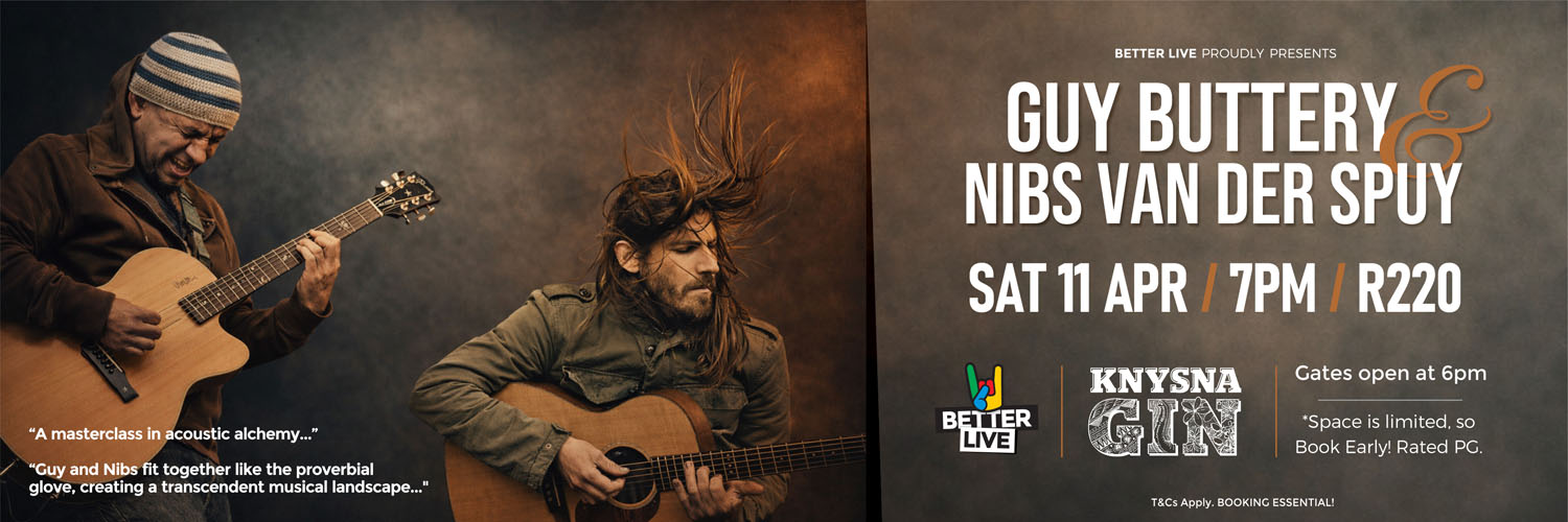 Guy Buttery & Nibs vd Spuy live at Knysna Gin