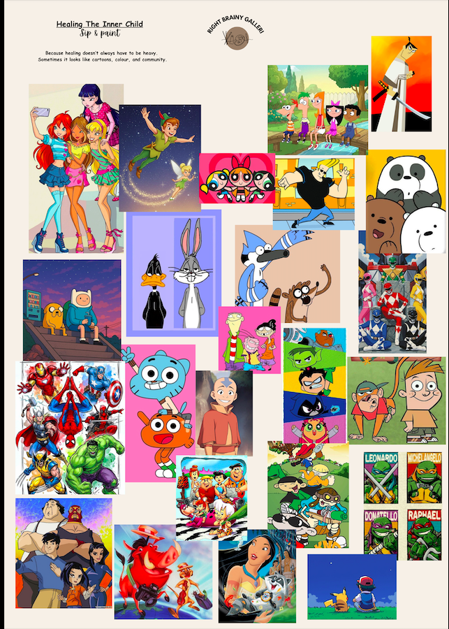 Healing The Inner Child Sip & Paint