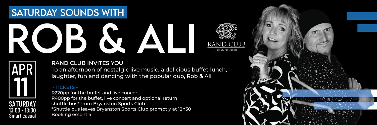 Saturday sounds with Rob and Ali