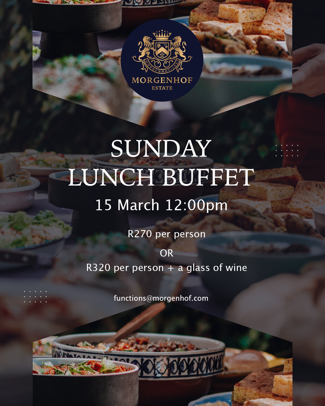 Morgenhof Sunday Buffet Lunch