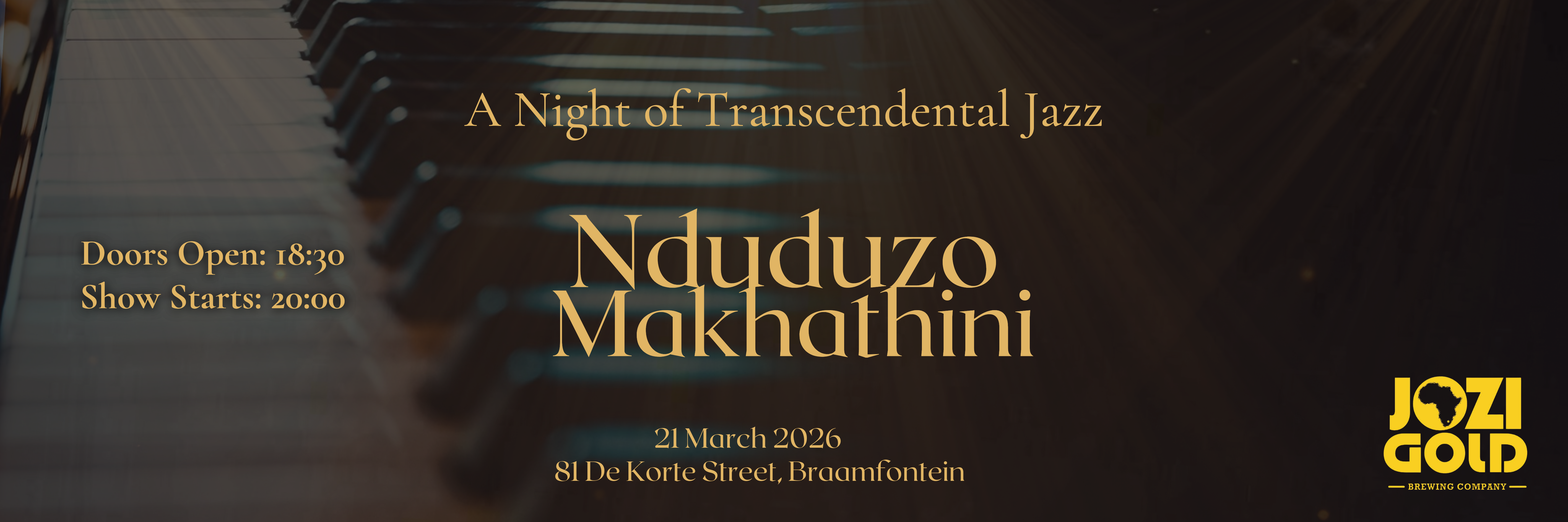 Nduduzo Makhathini Live at Jozi Gold Brewing Company