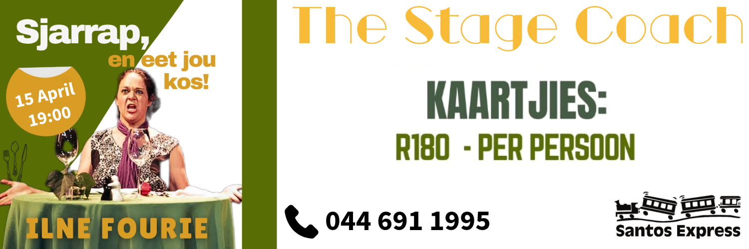 Sjarrap, en eet jou kos! – Ilne Fourie