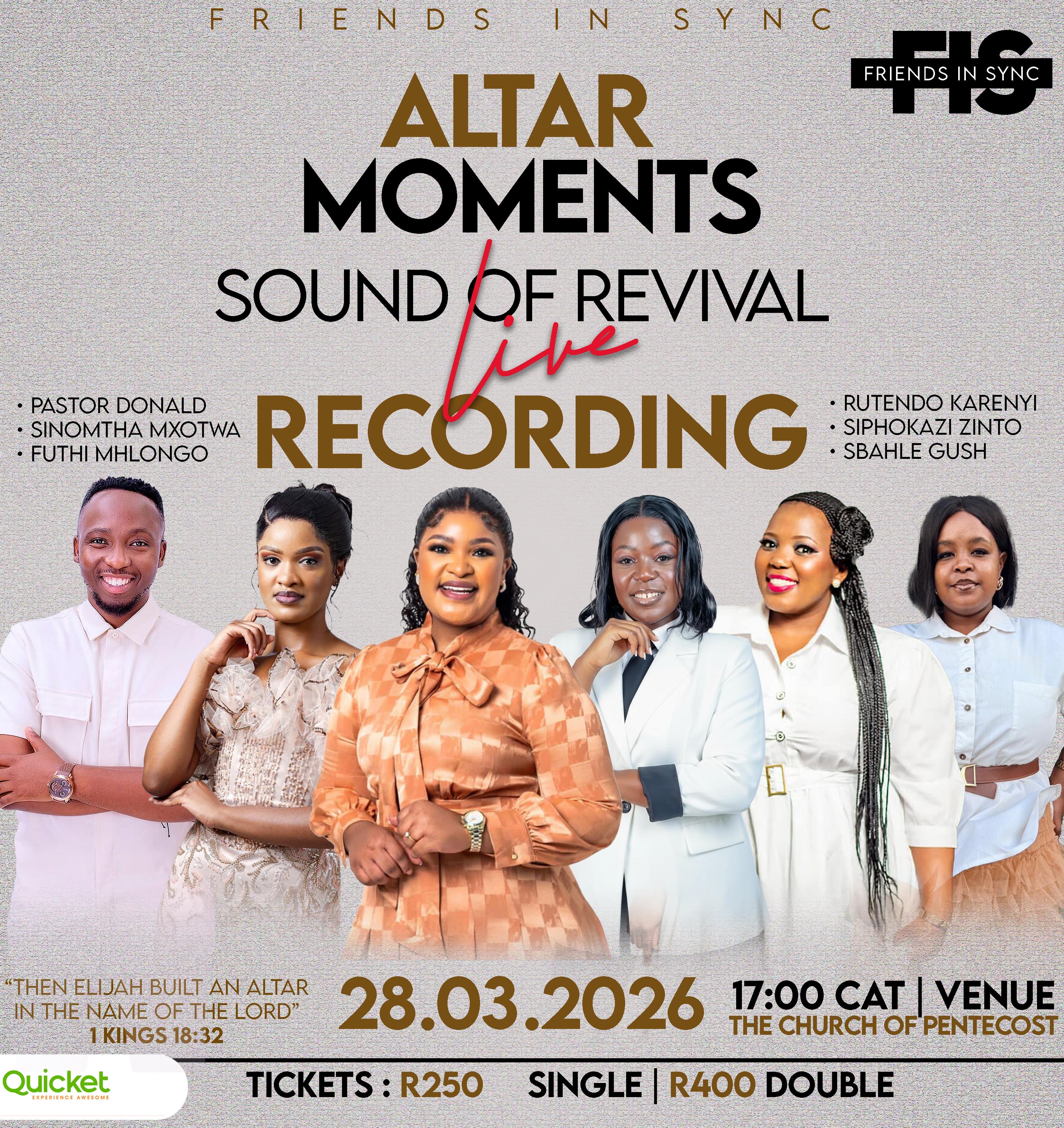Altar Moments (Group tickets)
