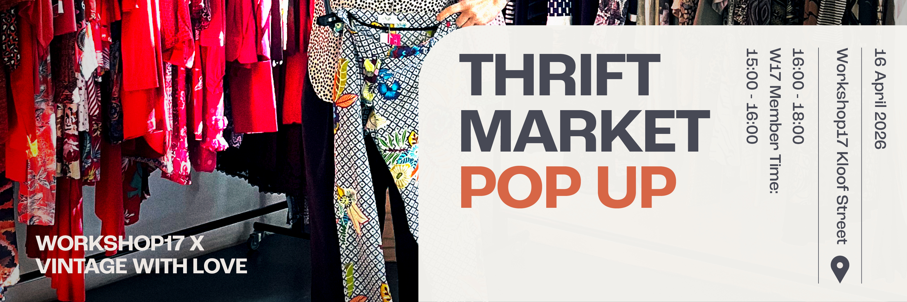 Workshop17 x Vintage with Love Thrift Market Pop Up