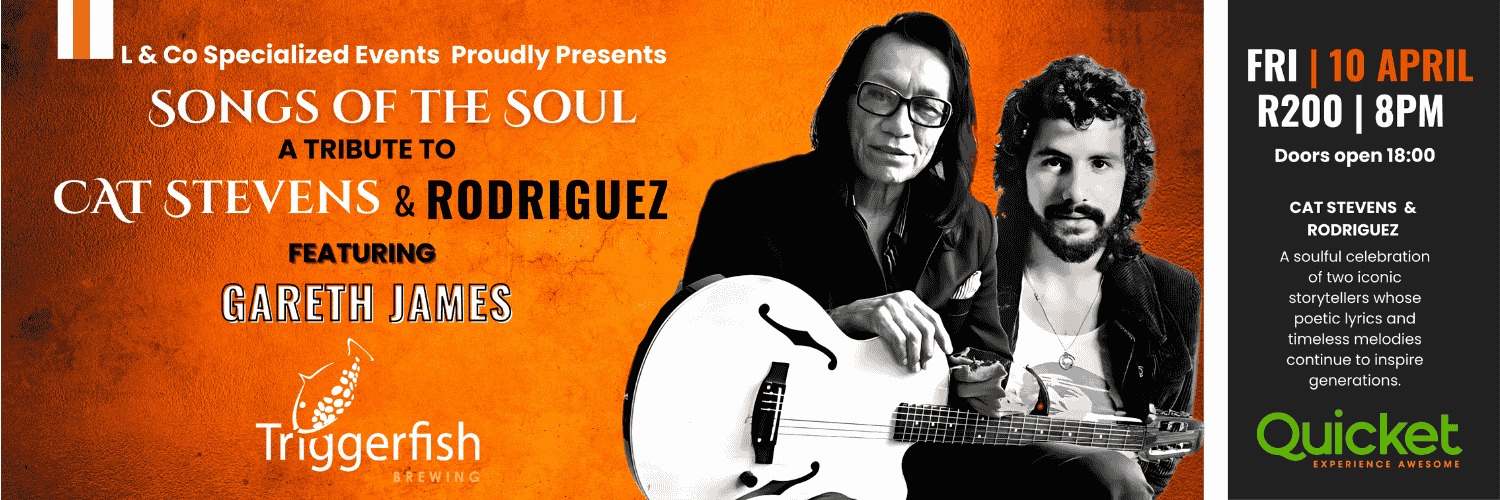 A Tribute to Cat Stevens & Rodriguez live at Triggerfish Brewing 2026