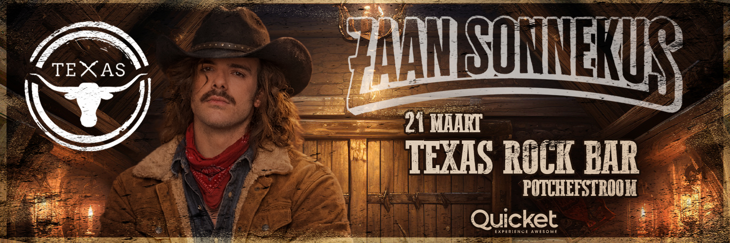 ZAAN SONNEKUS ;LIVE @TEXAS ROCK BAR