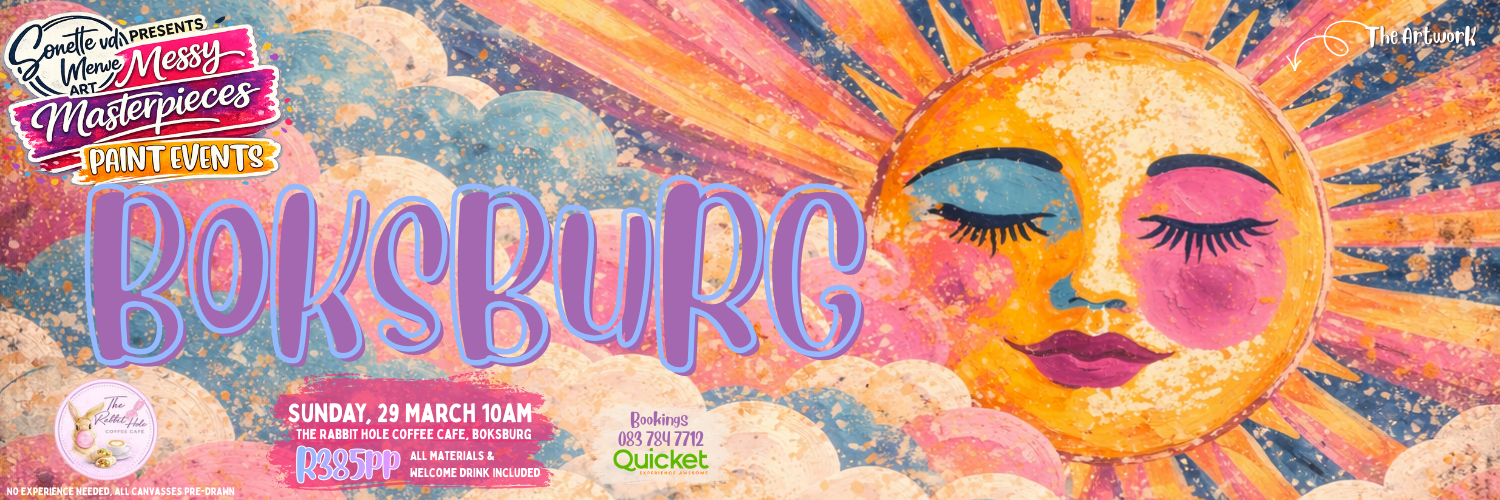 Messy Masterpieces Paint Morning @ The Rabbit Hole Coffee Cafe