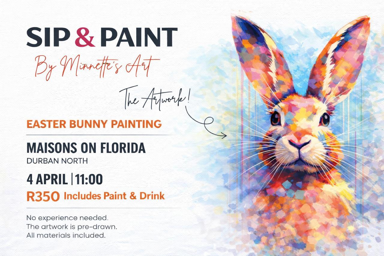 Sip & Paint Easter - Bunnies at Maisons -