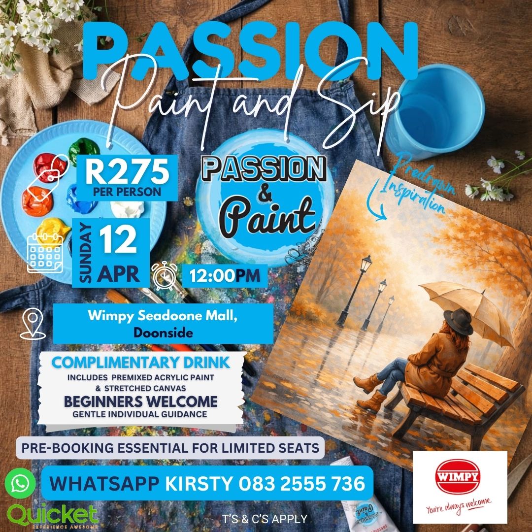 Passion Paint and Sip - Sitting, Waiting, Wishing