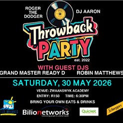 Throwback Party 30 May 2026