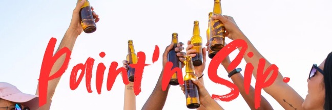 African Sunset Sip 'n Paint