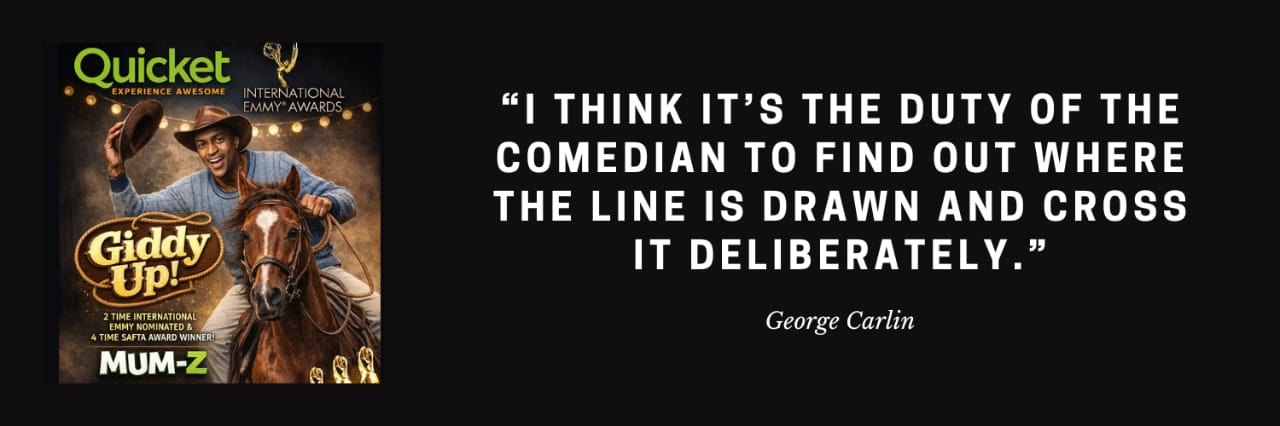 Mum-z Presents "Giddy Up" A New One Man Stand Up Comedy