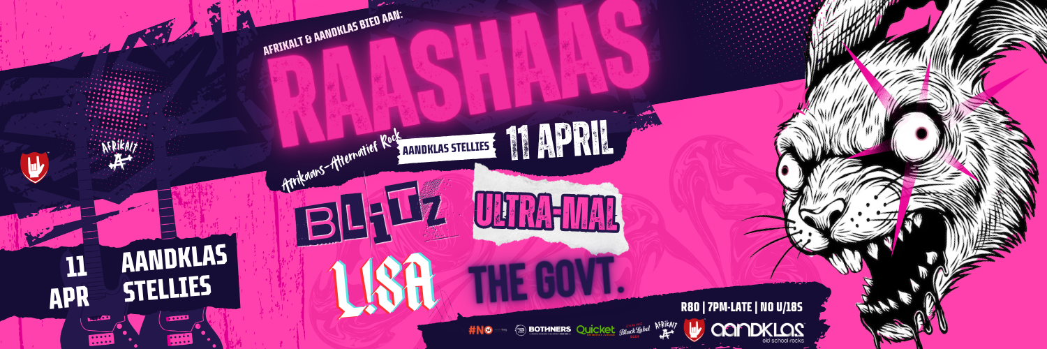 RAASHAAS - Blitz, L!SA, The Govt, Ultra-Mal - LIVE at Aandklas Stellies