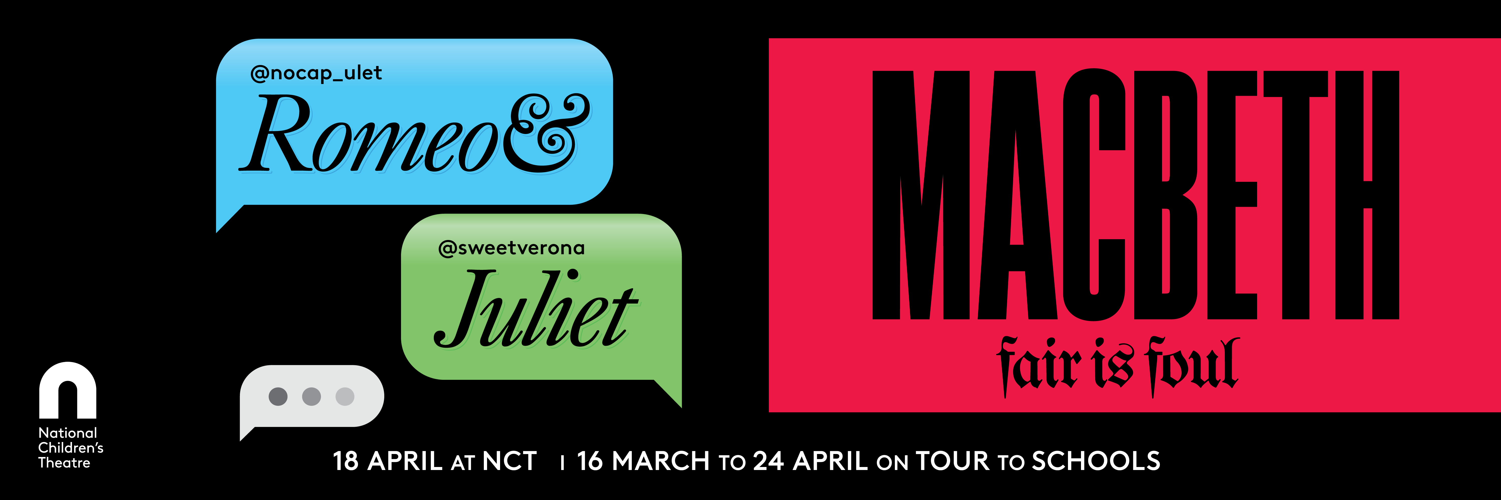 MACBETH and ROMEO & JULIET DOUBLE BILL
