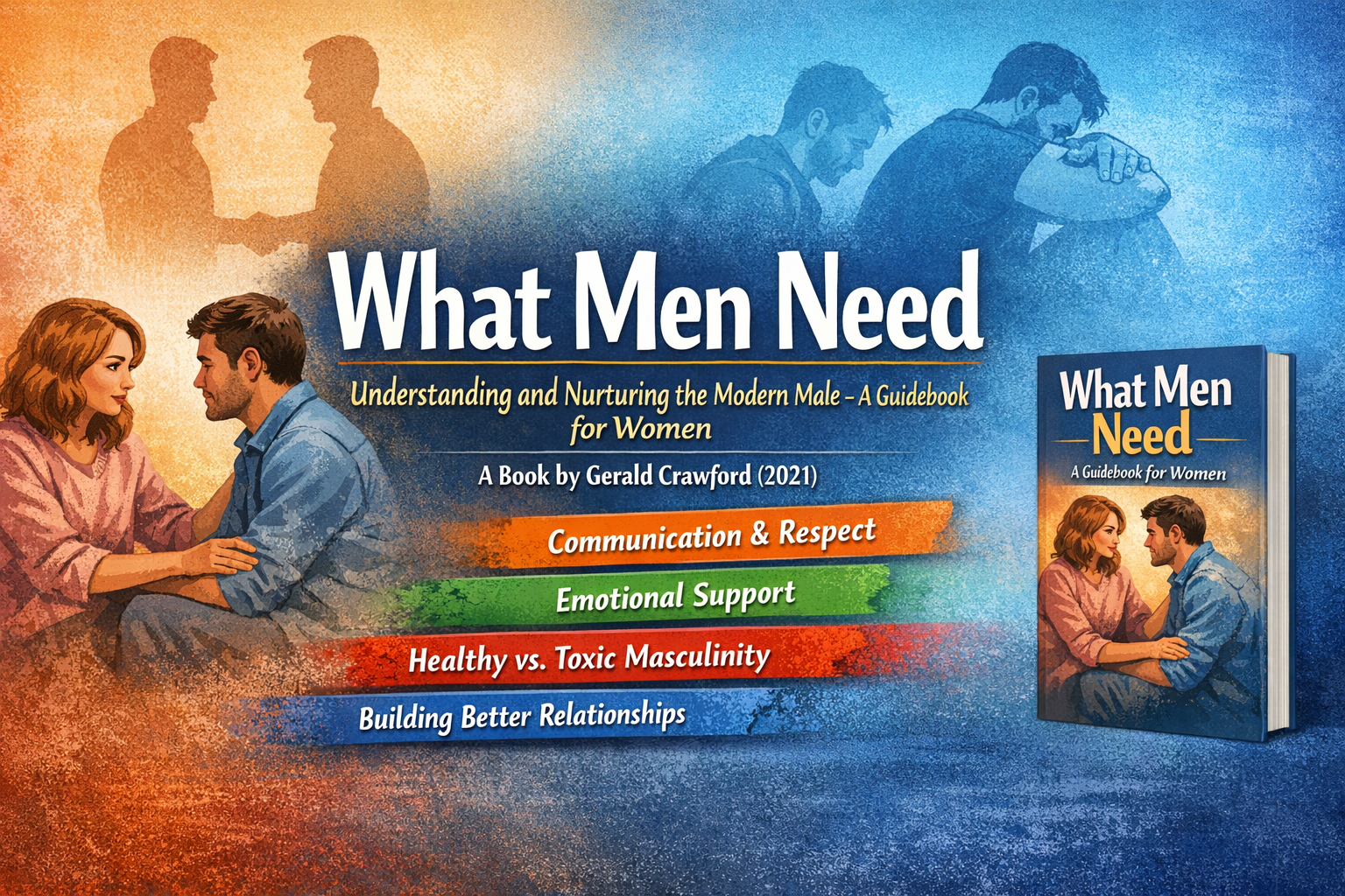 45 minute Online - Inspiring, Healing, Training and Transformation Event - "What Men Need: Understanding and Nurturing the Modern Male"