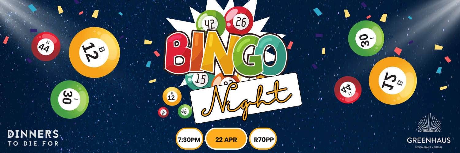 Bingo Night at Greenhaus Sunningdale