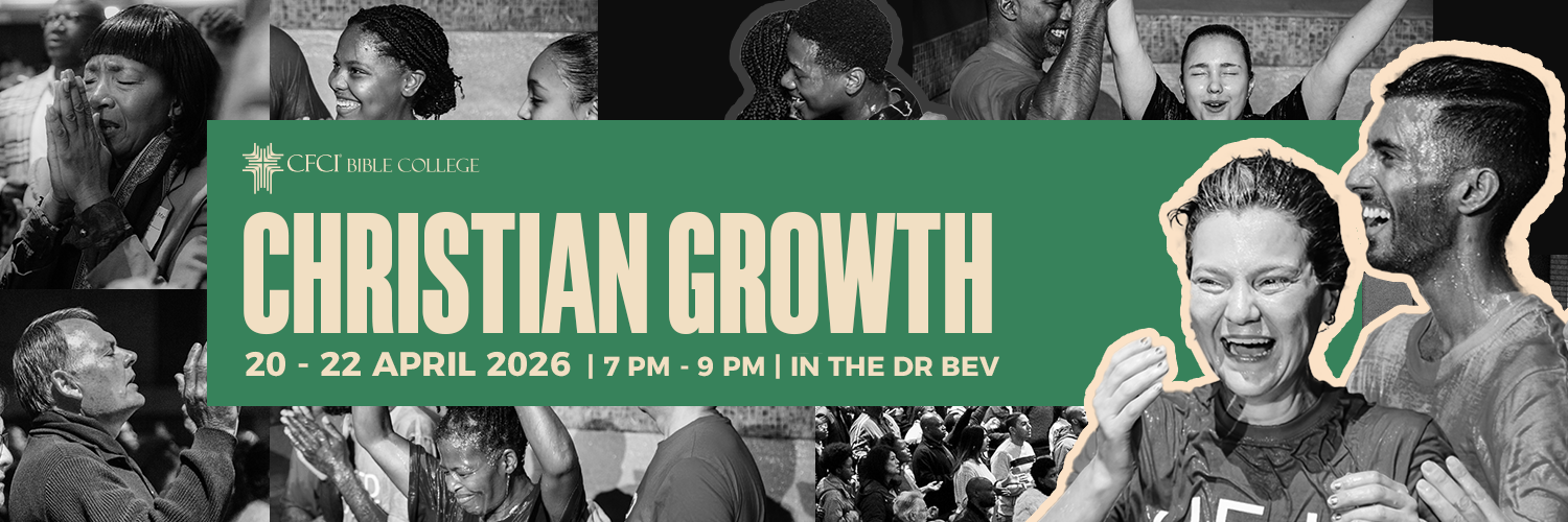 Christian Growth Seminar - APRIL 2026 - IN-PERSON