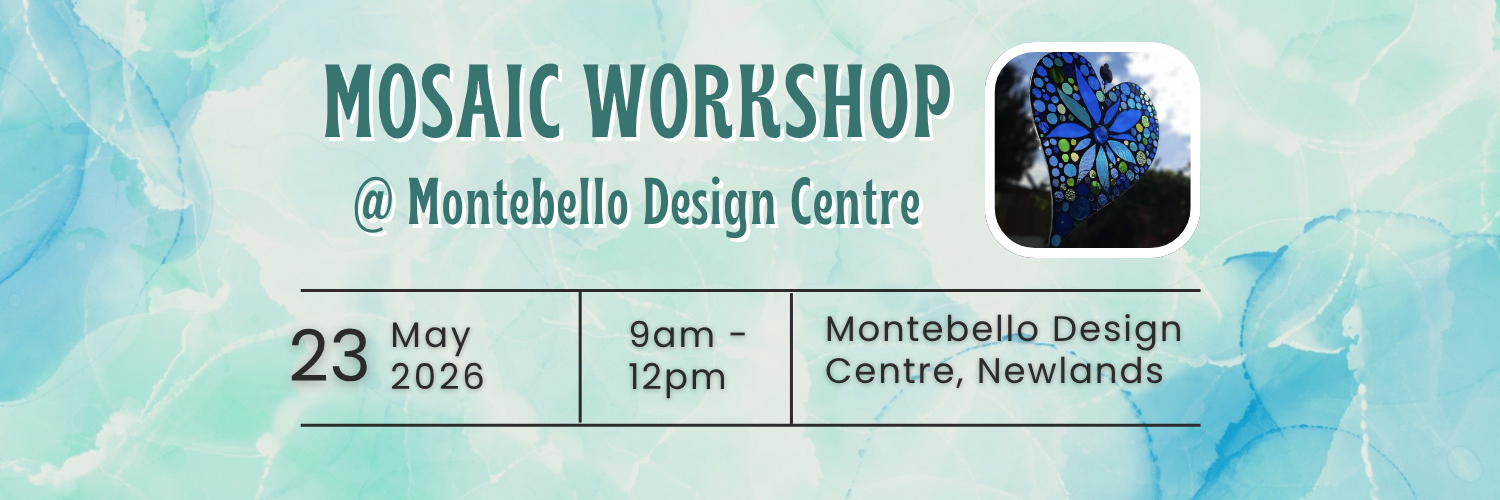 Mosaic a Stained Glass Plaque Workshop 23 May 2026