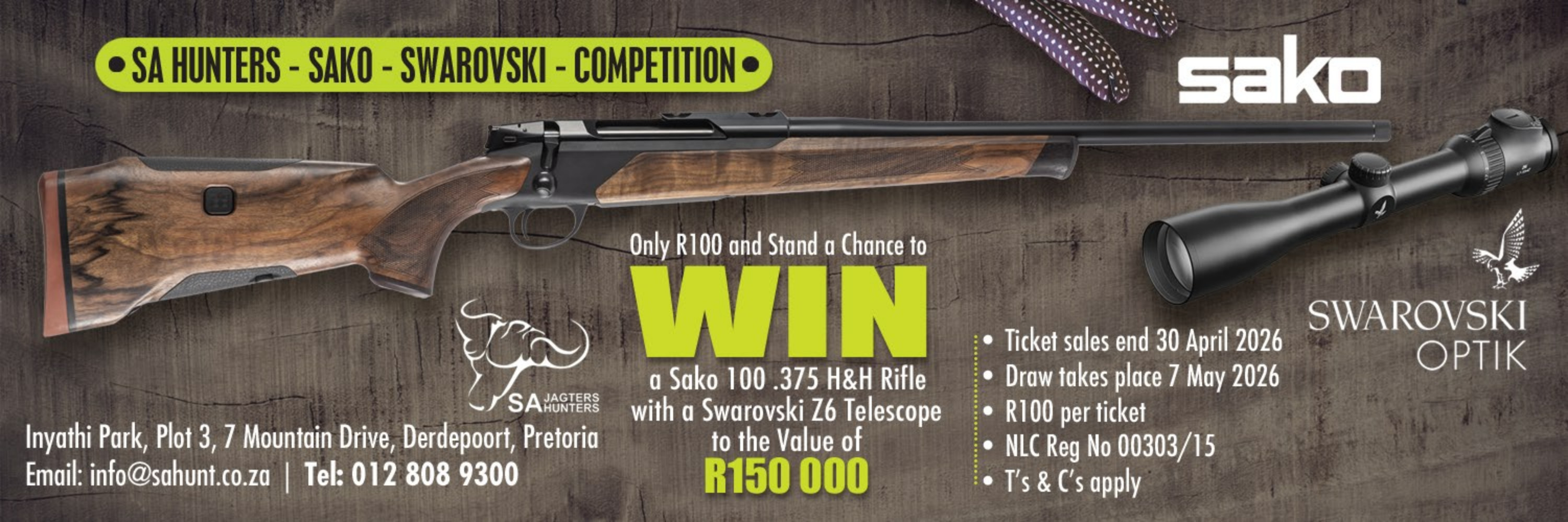 SA Jagters/Hunters - Sako - Swarovski - Kompetisie/Competition