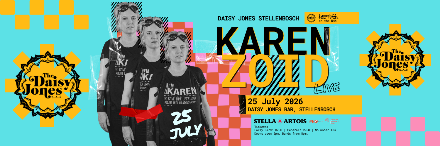 KAREN ZOID Live at Daisy Jones, Stellenbosch