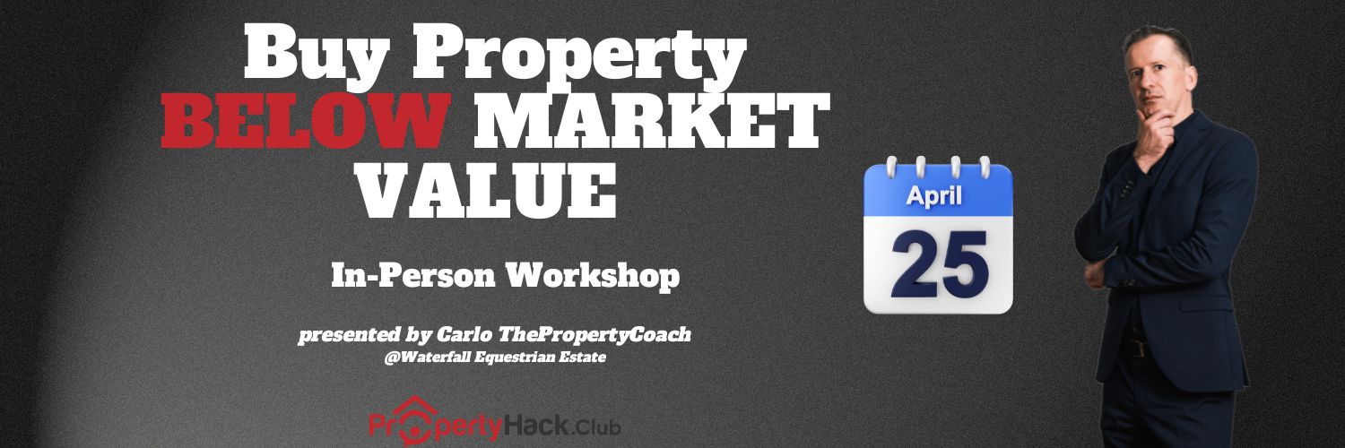 "Buy Below Market Value" in-person property investment workshop